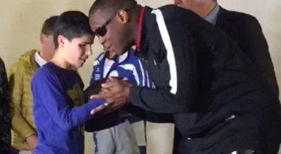 L’argento di Rio 2016, Oney Tapia, ieri al Sant’Alessio di Roma: ...
